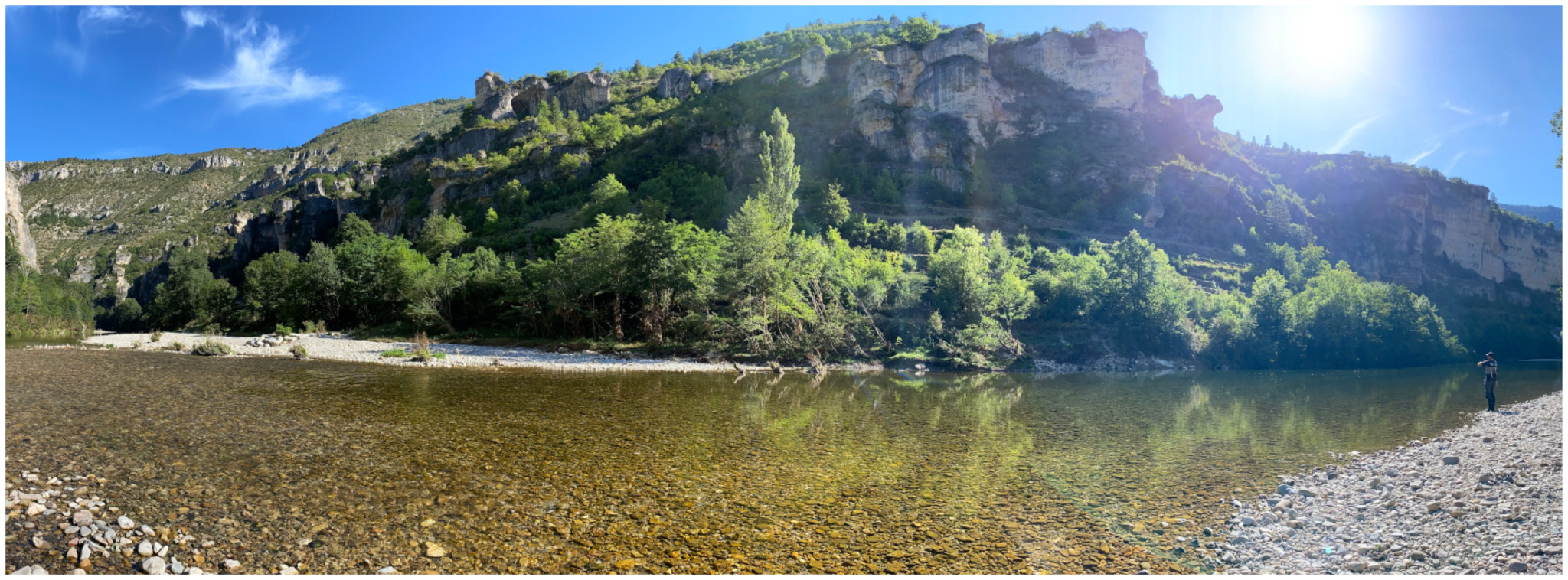 Pêcher la truite sur le Tarn avec LéoPaul Fayette MoniteurGuidePêche